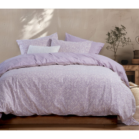 Σετ Σεντόνια Μονά 3 Τεμαχίων Nef-Nef Sorial Mauve 160x260