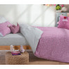 Σετ Παιδικά Σεντόνια Μονά 3 Τεμαχίων Nef-Nef Hearts Look Deep Pink 170x260
