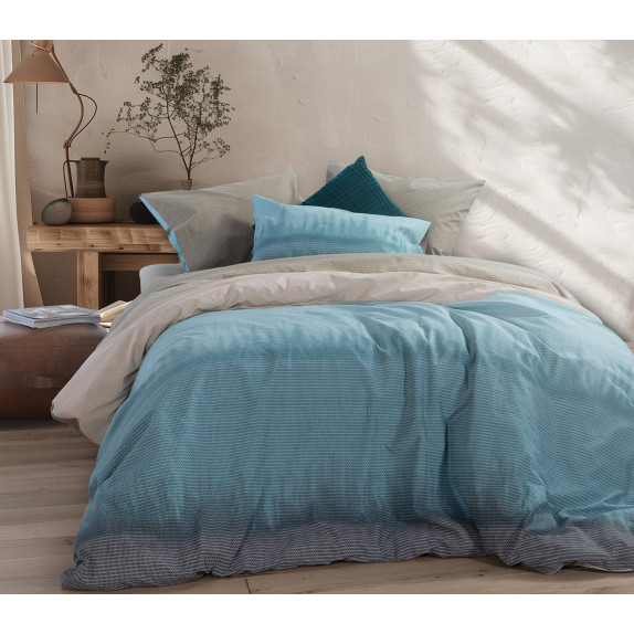 Σετ Σεντόνια Μονά 3 Τεμαχίων Nef-Nef Honor Petrol 170x270