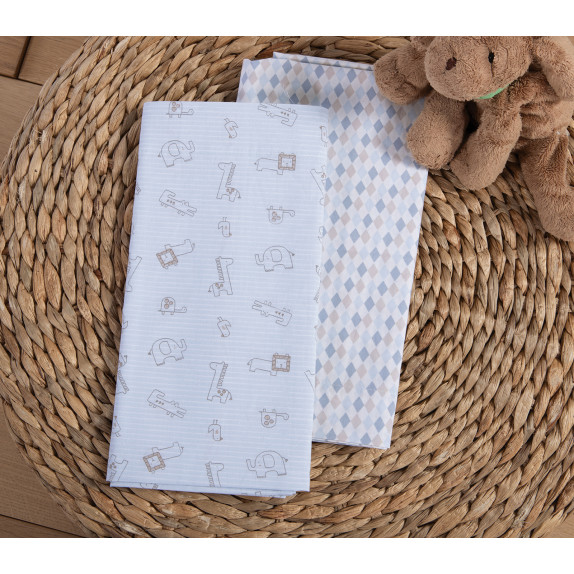 Σετ Σεντόνια Λίκνου 2 Τεμαχίων Nef-Nef Favorite Toys 2τμχ...