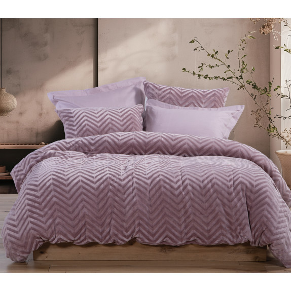 Σετ Παπλωματοθήκη Μονή 2 Τεμαχίων Nef-Nef Carmen Rose...