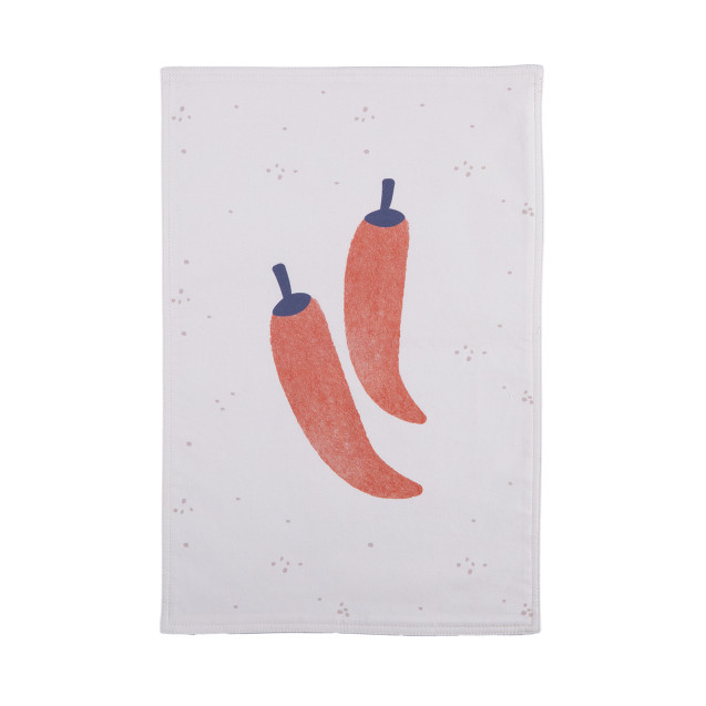 Ποτηρόπανο Βελουτέ Nef-Nef Peppers Ecru 40x60