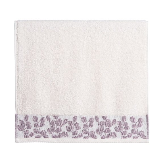 Πετσέτα Προσώπου Nef-Nef Odete Ecru/Mauve 50x90