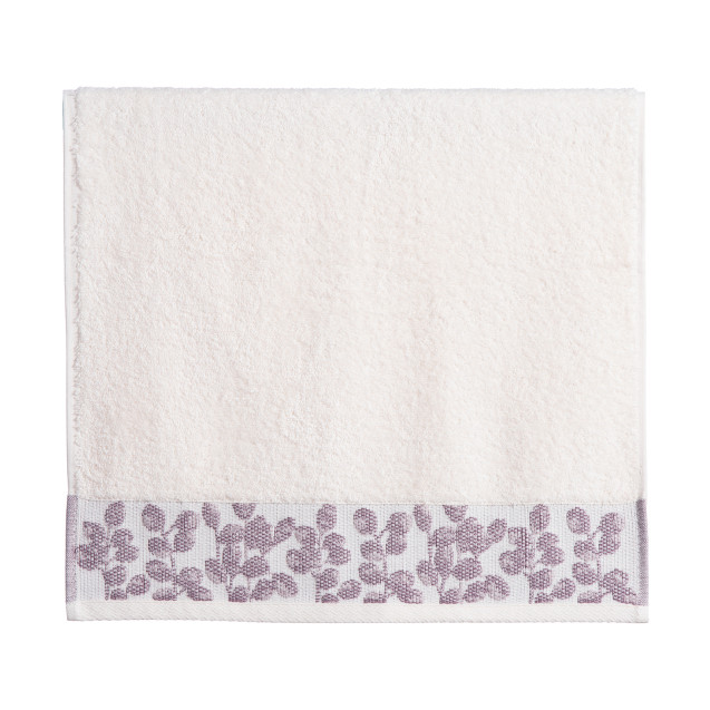 Πετσέτα Προσώπου Nef-Nef Odete Ecru/Mauve 50x90