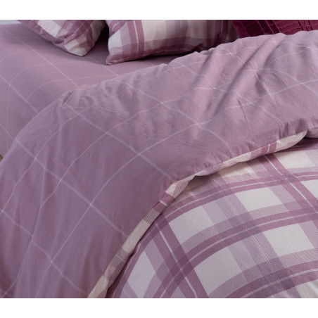 Σετ Παπλωματοθήκη Φανελένια Υπέρδιπλη 3 Τεμαχίων Nef-Nef Charlie Rose 240x230