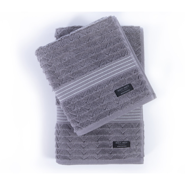 Πετσέτα Σώματος Nef-Nef Elements-Elgyn Grey 80x160