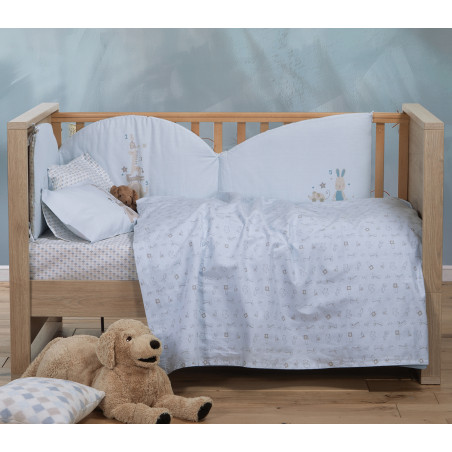 Πάντα Κούνιας Nef-Nef Favorite Toys L.Blue 60+67+60x40