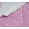 Σετ Παιδικά Σεντόνια Μονά 3 Τεμαχίων Nef-Nef Hearts Look Deep Pink 170x260