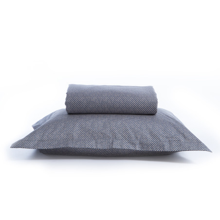 Σετ Σεντόνια Υπέρδιπλα 4 Τεμαχίων Nef-Nef Krampus Denim 240x270