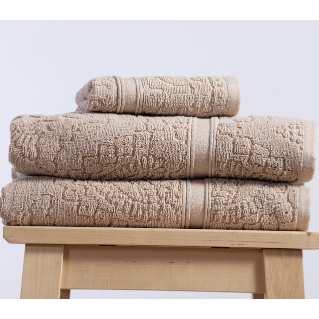 Πετσέτα Χεριών Nef-Nef Louiza Beige 30x50