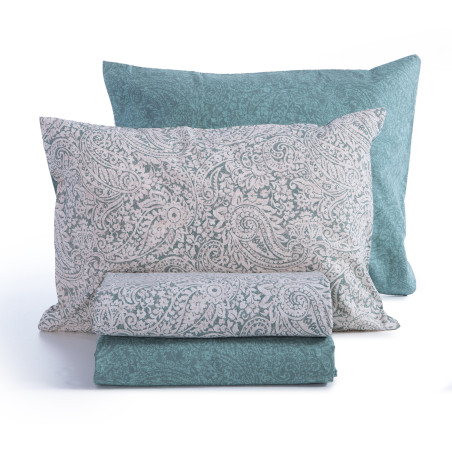 Σετ Σεντόνια Υπέρδιπλα 4 Τεμαχίων Nef-Nef Matador Green 240x270