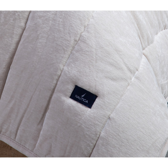 Κουβερτοπάπλωμα Υπέρδιπλο Nef-Nef Nau Coast Ecru 240x220