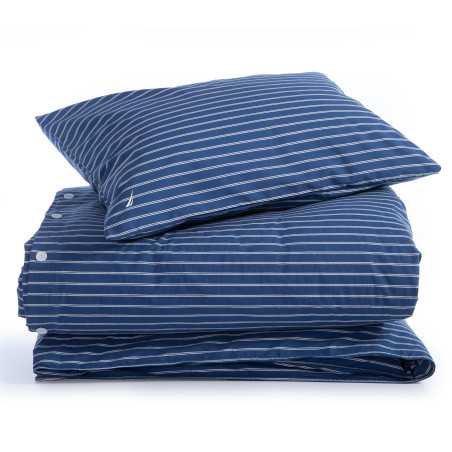 Σετ Παπλωματοθήκη Υπέρδιπλη 3 Τεμαχίων Nef-Nef Nau Coast True Navy 240x220