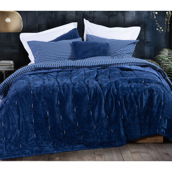 Κουβερτοπάπλωμα Υπέρδιπλο Nef-Nef Nau Coast True Navy...