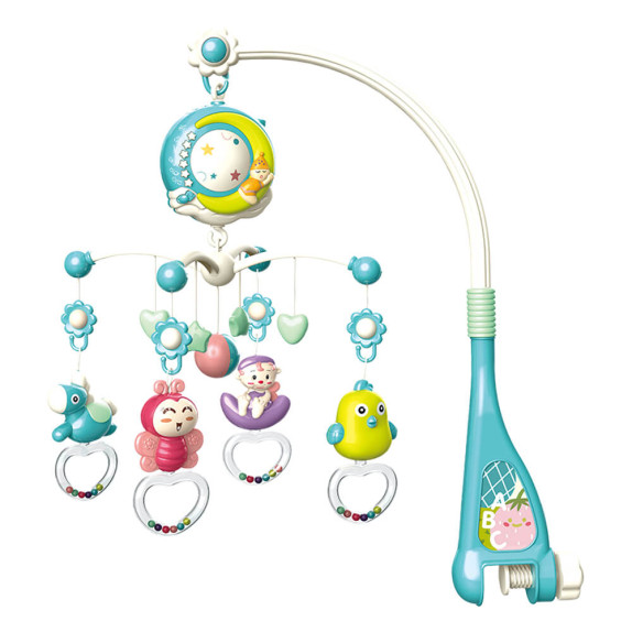 Μουσικό κρεβατιού με προβολέα Bebe Stars Moonlight 860-100