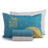 Σετ Παιδικά Σεντόνια Μονά 3 Τεμαχίων Nef-Nef Outer Space Petrol 170x260