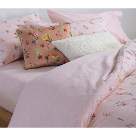 Σετ Σεντόνια Υπέρδιπλα 4 Τεμαχίων Nef-Nef Plant Pink 240x270