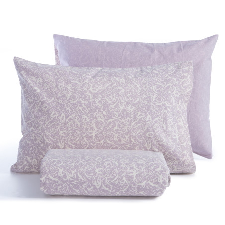 Σετ Σεντόνια Υπέρδιπλα 4 Τεμαχίων Με Λάστιχο Nef-Nef Sorial Mauve 160x200+32