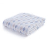 Βρεφική Κουβέρτα Fleece Κούνιας Nef-Nef Sweet Rhombus Blue 110x150