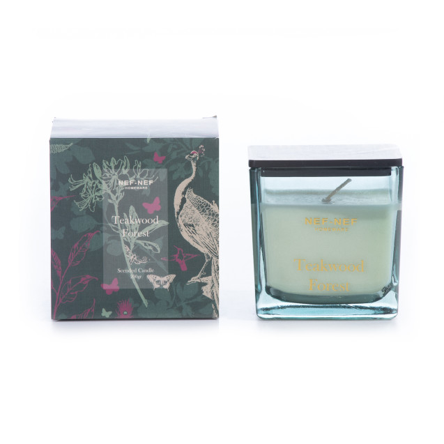 Αρωματικό Κερί Nef-Nef Teakwood Forest Green 200gr