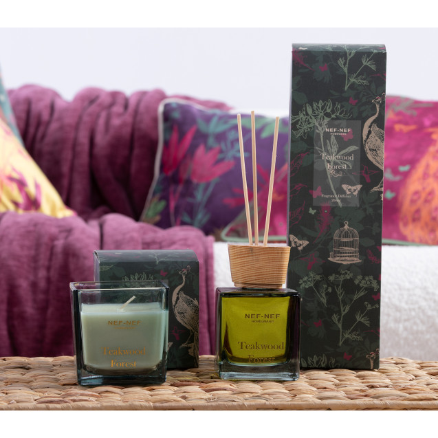 Αρωματικό Κερί Nef-Nef Teakwood Forest Green 200gr