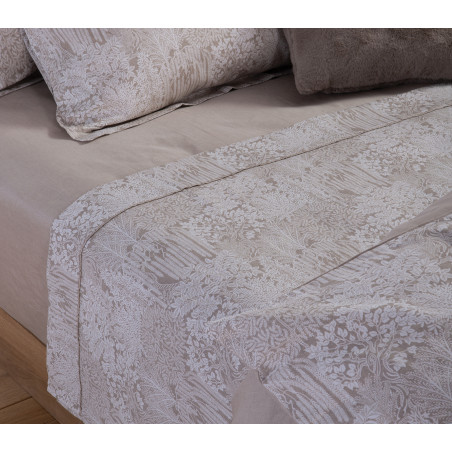 Σετ Σεντόνια Υπέρδιπλα 4 Τεμαχίων Nef-Nef Thron Beige 240x270