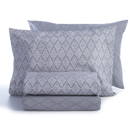 Σετ Σεντόνια Υπέρδιπλα 4 Τεμαχίων Nef-Nef Torredo Grey 240x260