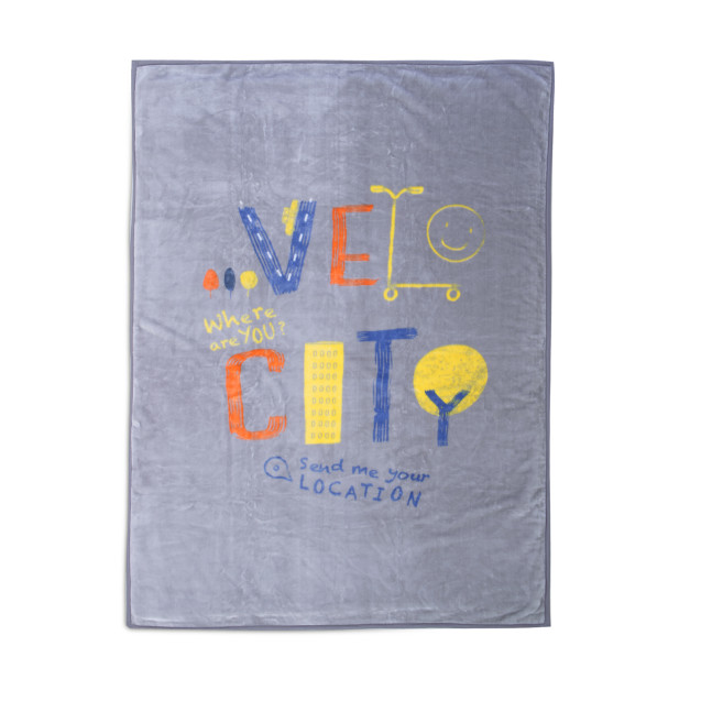 Παιδική Κουβέρτα Nef-Nef Velocity Grey 160x220