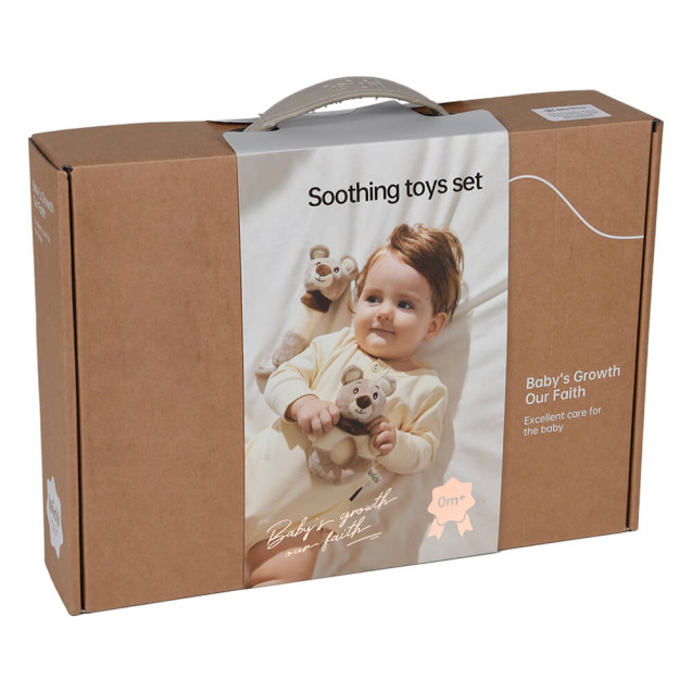 Σετ Δώρου 12τμχ Bebe Stars Teddy Bear Rattles...