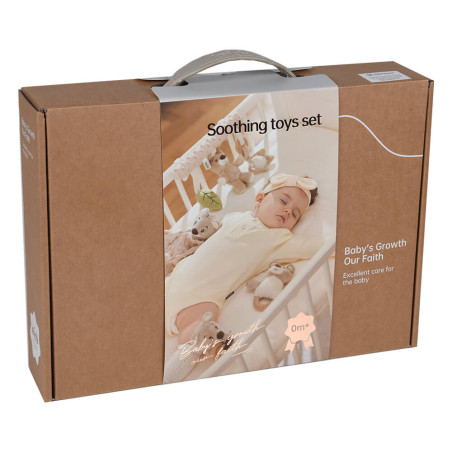 Σετ Δώρου 5τμχ Bebe Stars Teddy Bear Nature 60-102