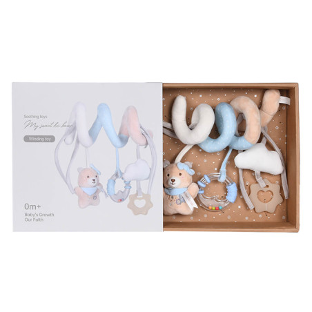 Μαλακό Σπιράλ Δραστηριοτήτων Bebe Stars Teddy Flower Spiral Toy 60-111