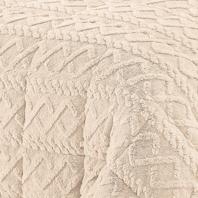 Κουβερτοπάπλωμα Μονό Melinen Ian Ecru 160x220