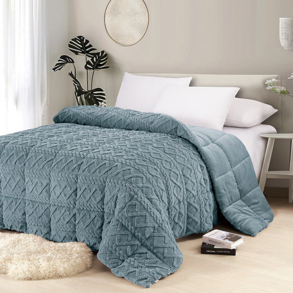 Κουβερτοπάπλωμα Υπέρδιπλο Melinen Ian Petrol 220x240