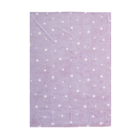 Κουβέρτα Fleece Φωσφοριζέ Κούνιας Nef-Nef Interstellar Rose 110x150