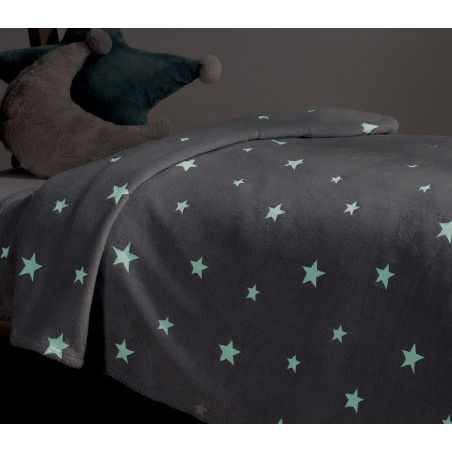 Κουβέρτα Fleece Φωσφοριζέ Κούνιας Nef-Nef Interstellar Rose 110x150