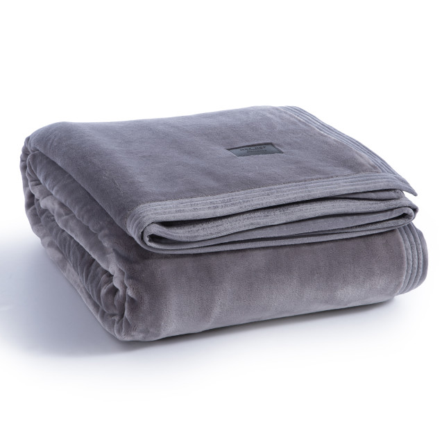 Κουβέρτα Βελουτέ Υπέρδιπλη Nef-Nef Velosso Grey...