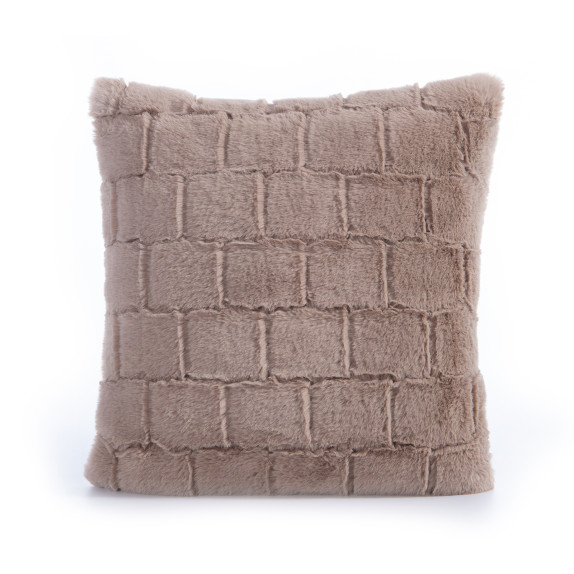 Μαξιλάρι Διακόσμησης Γούνινο Nef-Nef Barlow Beige 45x45