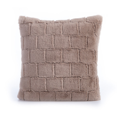 Μαξιλάρι Διακόσμησης Γούνινο Nef-Nef Barlow Beige 45x45