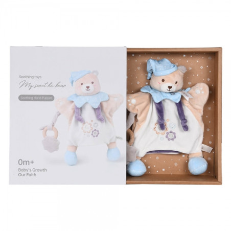 Μαλακό Πανάκι Teddy Flower Nani Cuddle & Puppet 60-109