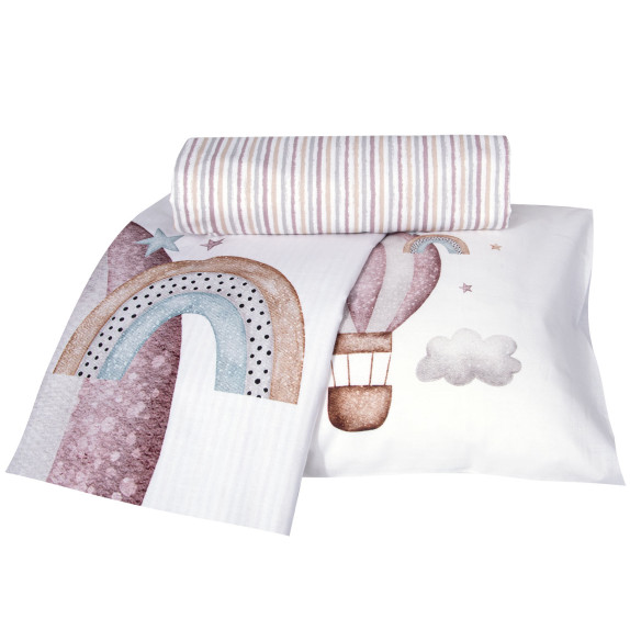 Σετ Σεντόνια Κούνιας 3 Τεμαχίων Greenwich Polo Club 8841...