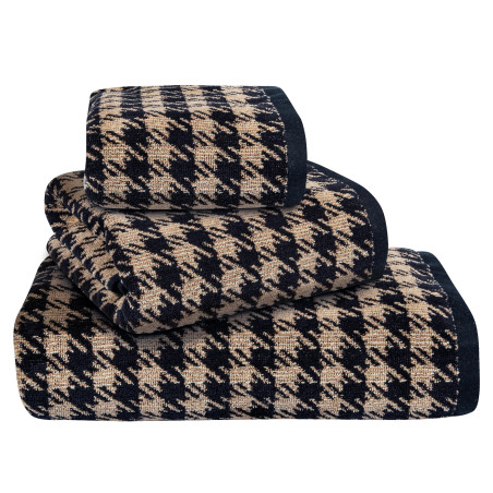 Σετ Πετσέτες 3 Τεμαχίων Greenwich Polo Club 3096 Black-Beige