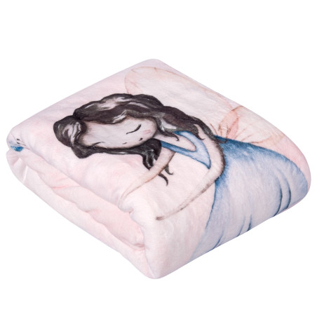 Κουβέρτα Fleece Αγκαλιάς Greenwich Polo Club 8849 Pink-Light Purple 80x110