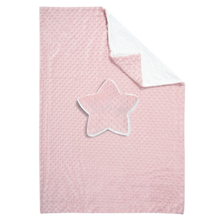 Κουβέρτα Fleece Αγκαλιάς Greenwich Polo Club 8847 Pink-White 75x100