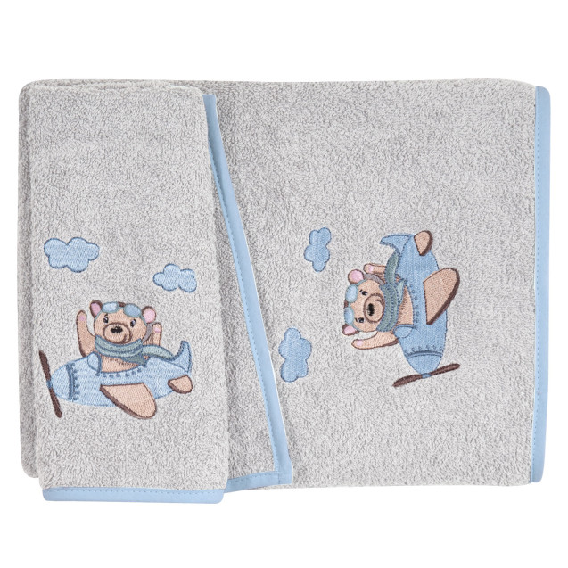 Σετ Βρεφικές Πετσέτες 2 Τεμαχίων Greenwich Polo...