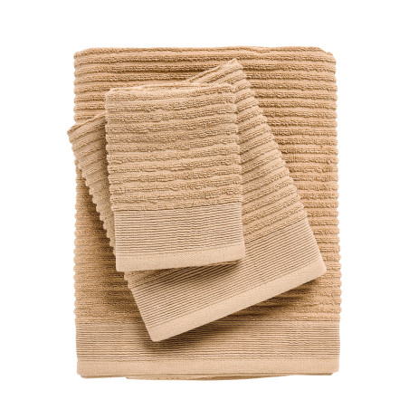 Σετ Πετσέτες 3 Τεμαχίων Das Home 0743 Beige