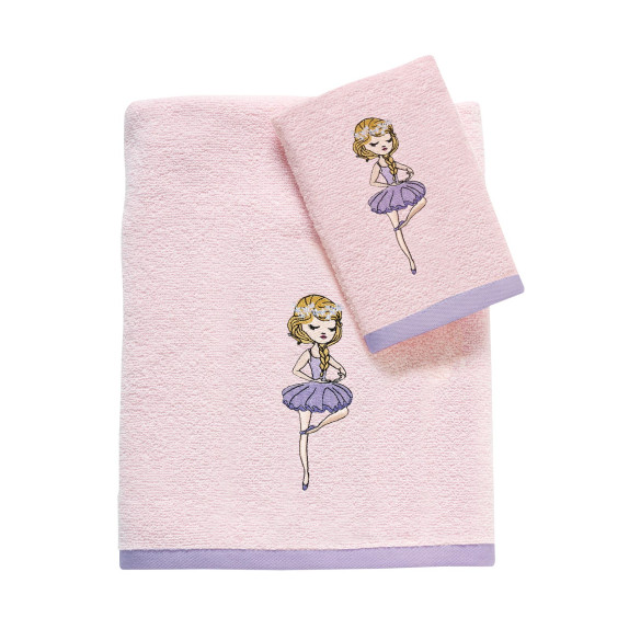 Σετ Βρεφικές Πετσέτες 2 Τεμαχίων Das Home 4913 Pink-Lilac