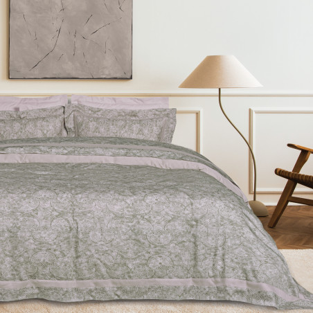 Σετ Παπλωματοθήκη Υπέρδιπλη 3 Τεμαχίων Das Home 1688 Taupe 220x240