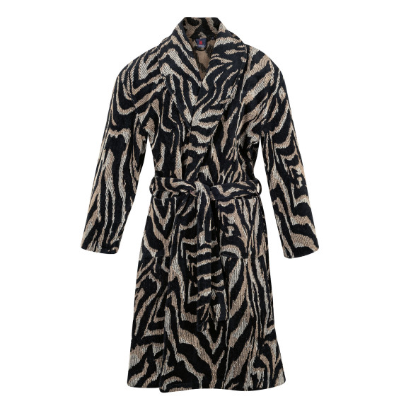 Μπουρνούζι Greenwich Polo Club 3098 Ecru-Black MEDIUM