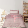 Παιδικό Κουβερτοπάπλωμα με Γούνα Sherpa Μονό Das Home 4920 Pink-Nude 160x220