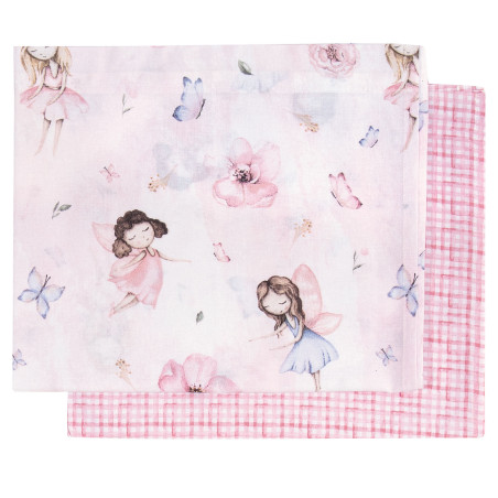 Σετ Σεντόνια Λίκνου 2 Τεμαχίων Greenwich Polo Club 8849 Pink-Dusty Rose 70x120